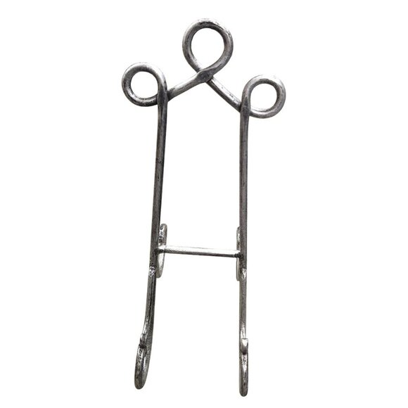 Decorative Metal Easel Stand For Art Photos & Displays - Antique Silver Finish - - Picture 3 of 9